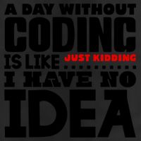 A Day Without Coding 7 Panel Mesh Trucker Snapback Hat