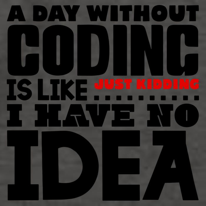 A Day Without Coding Vector Backpack
