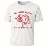 Alright Dude What The Flip Cooling Performance Crew T-Shirt