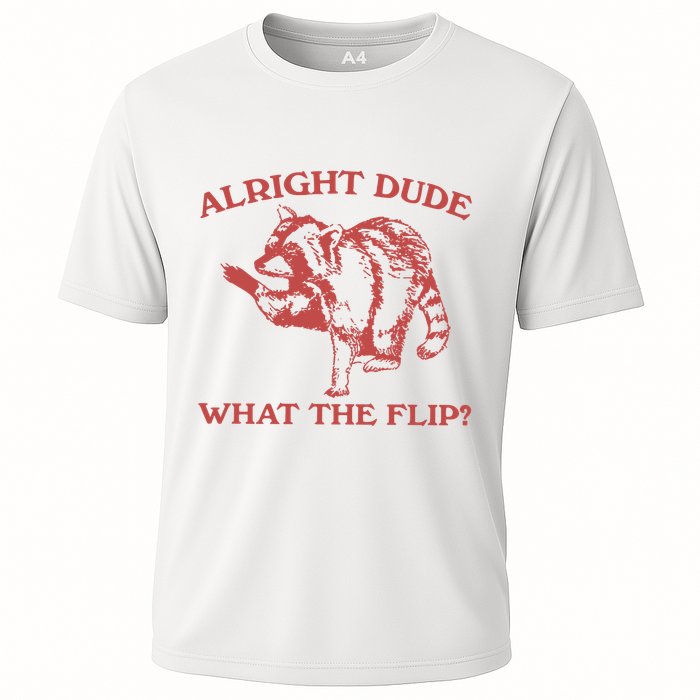Alright Dude What The Flip Cooling Performance Crew T-Shirt