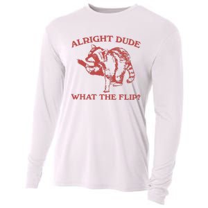 Alright Dude What The Flip Cooling Performance Long Sleeve Crew