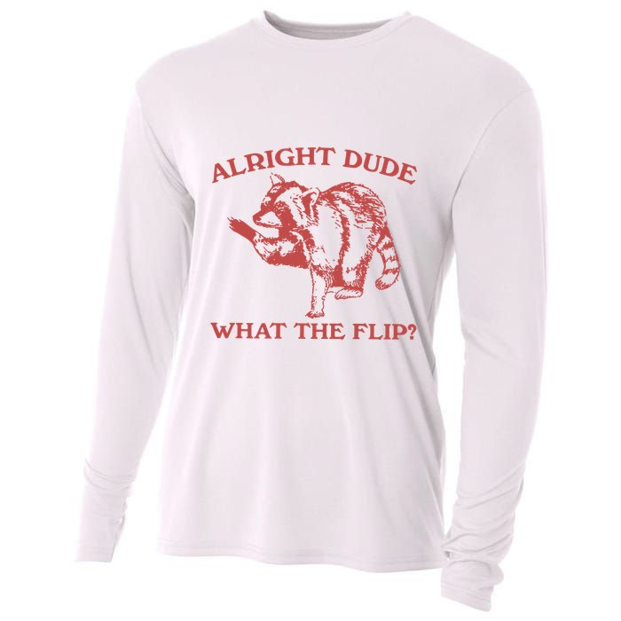 Alright Dude What The Flip Cooling Performance Long Sleeve Crew