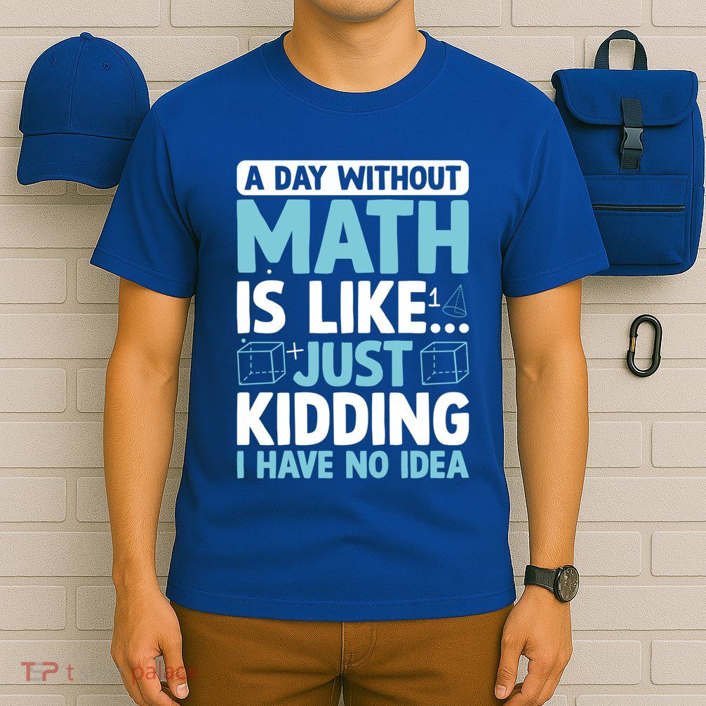 A Day Without Math Is Like Just Ding Gift T-Shirt