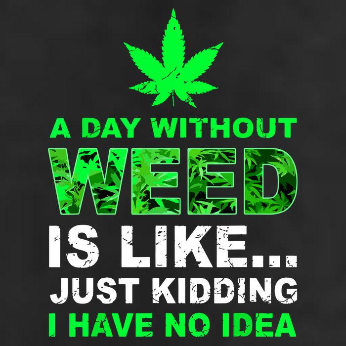 A Day Without Weed Funny Marijuana Cannabis Weed Pot 420 11oz C Handle Ceramic Mug