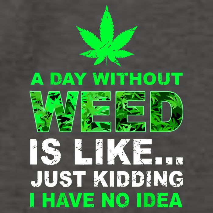 A Day Without Weed Funny Marijuana Cannabis Weed Pot 420 Vector Backpack