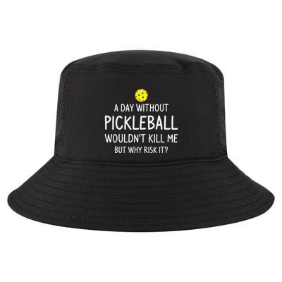 A Day Without Pickleball is Like Cool Pickleball Dink Player Cool Comfort Performance Bucket Hat
