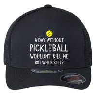 A Day Without Pickleball is Like Cool Pickleball Dink Player Flexfit Unipanel Trucker Cap