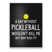 A Day Without Pickleball is Like Cool Pickleball Dink Player Poster