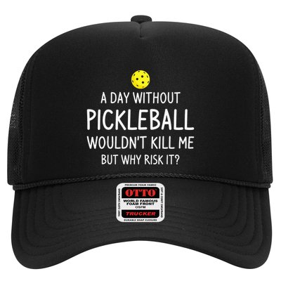 A Day Without Pickleball is Like Cool Pickleball Dink Player Trucker Hat