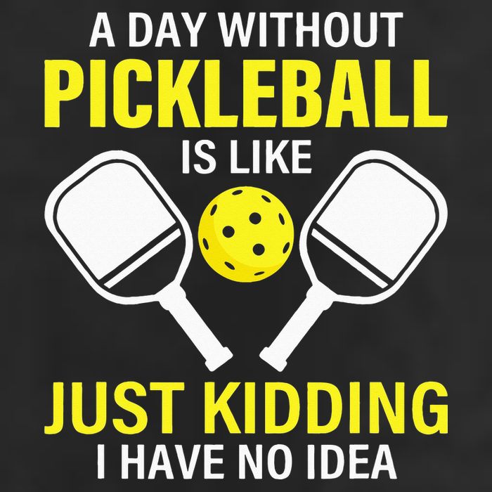 A Day Without Pickleball is Like Pickleball Dink Player Garment-Dyed Fleece Hoodie