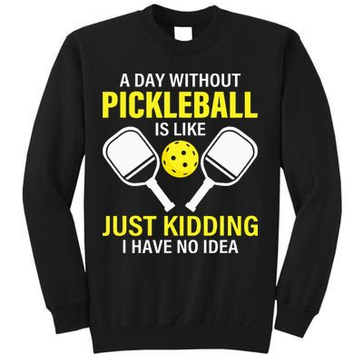 A Day Without Pickleball is Like Pickleball Dink Player Sweatshirt