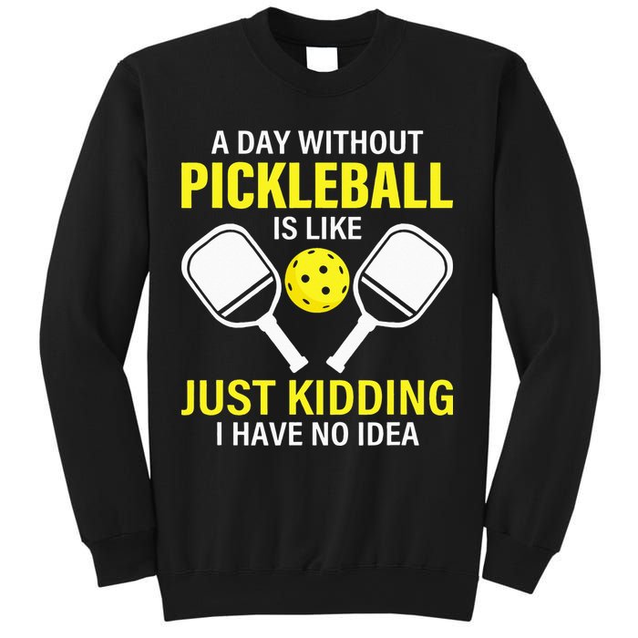 A Day Without Pickleball is Like Pickleball Dink Player Sweatshirt