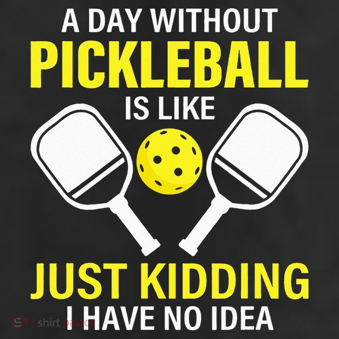 A Day Without Pickleball is Like Pickleball Dink Player 25L Jumbo Tote