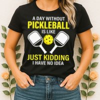 A Day Without Pickleball is Like Pickleball Dink Player Womens T-Shirt