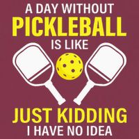 A Day Without Pickleball is Like Pickleball Dink Player 16oz Travel Tumbler