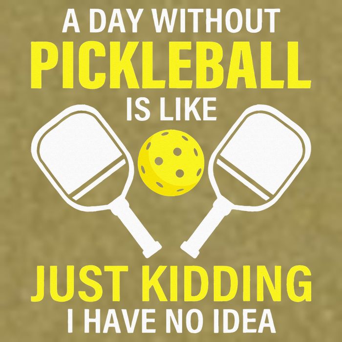A Day Without Pickleball is Like Pickleball Dink Player Garment-Dyed Women's Muscle Tee
