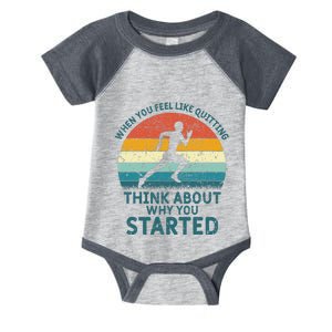 A Day Without Running Funny Runner Running Infant Baby Jersey Bodysuit