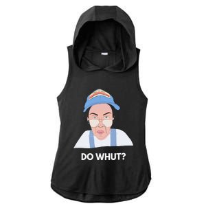 Andimarietillman Do Whut Ladies PosiCharge Tri-Blend Wicking Draft Hoodie Tank