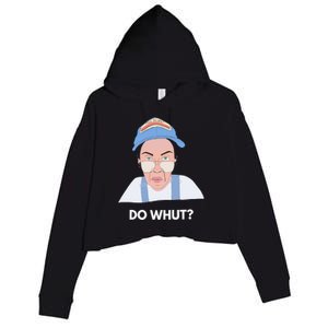 Andimarietillman Do Whut Crop Fleece Hoodie