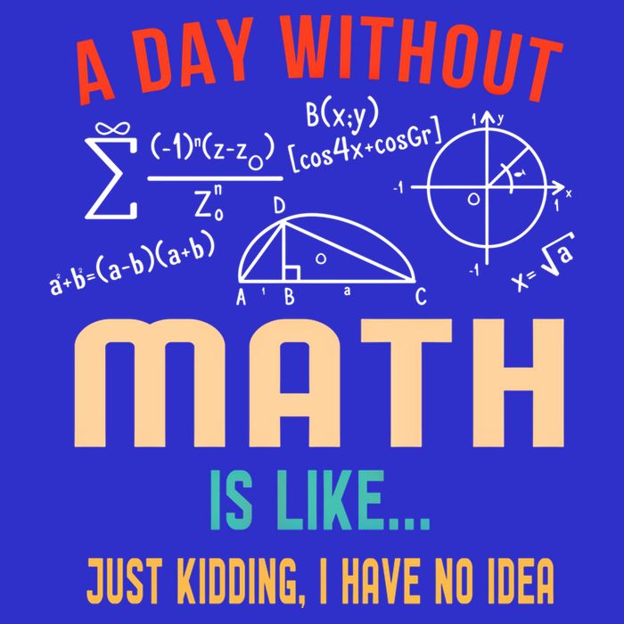 A Day Without Math Is Like Math Student Math Teacher Gift Apron