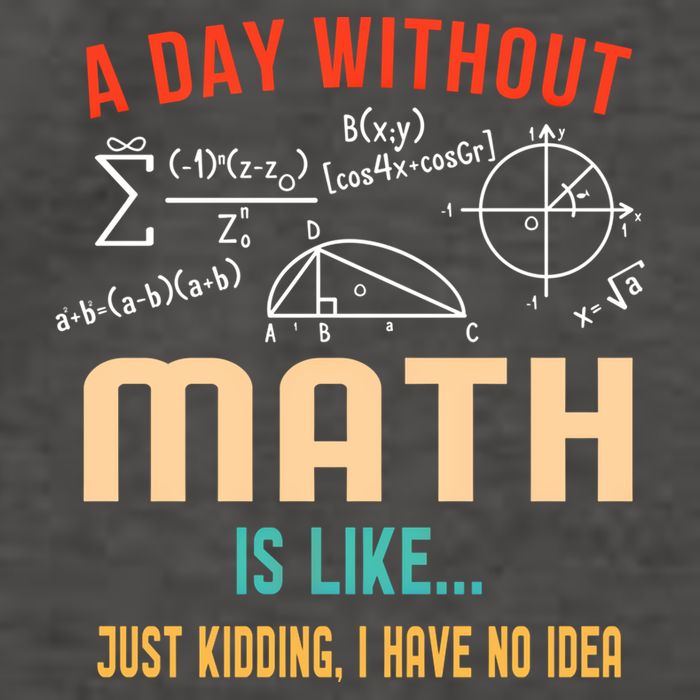 A Day Without Math Is Like Math Student Math Teacher Gift Vector Backpack