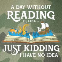 A Day Without Reading Is Like Book Lover Gift & Reading Legacy Tie Dye Trucker Hat