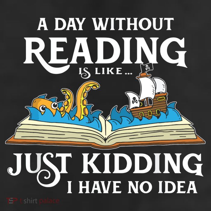 A Day Without Reading Is Like Book Lover Gift & Reading Adult Drive Performance Visor
