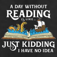 A Day Without Reading Is Like Book Lover Gift & Reading Microfiber Hand Towel