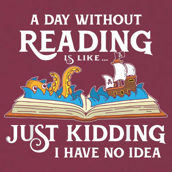 A Day Without Reading Is Like Book Lover Gift & Reading 16oz Travel Tumbler