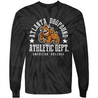 ATLANTA Dogpound Workout Excercise Lover Dog Owner Tie-Dye Long Sleeve Shirt