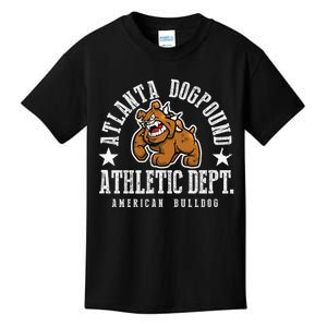 ATLANTA Dogpound Workout Excercise Lover Dog Owner Kids T-Shirt