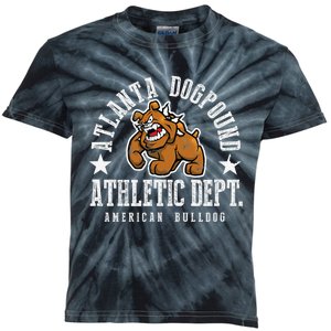 ATLANTA Dogpound Workout Excercise Lover Dog Owner Kids Tie-Dye T-Shirt