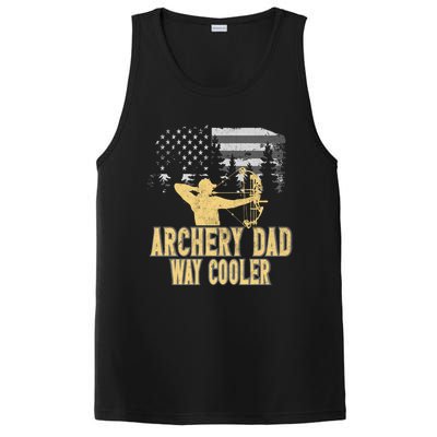 Archery Dad Way Cool Father's Day Cool Gift PosiCharge Competitor Tank