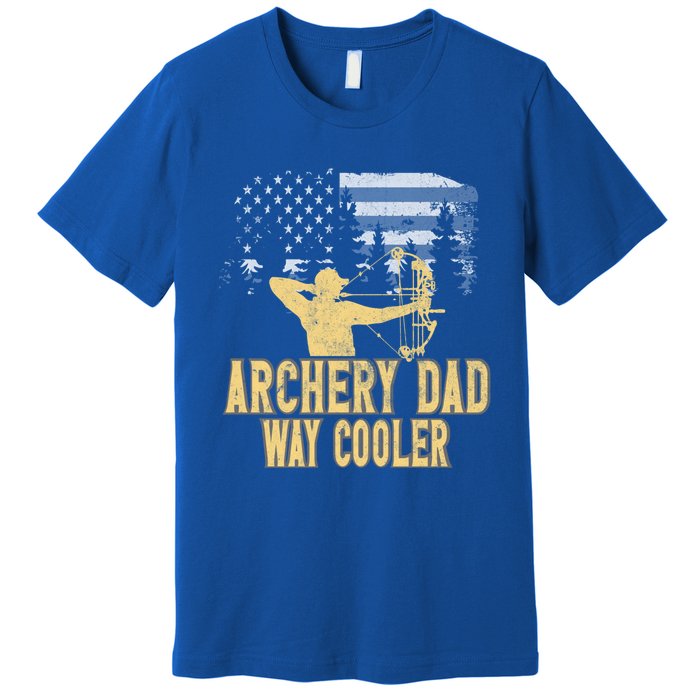 Archery Dad Way Cool Father's Day Cool Gift Premium T-Shirt