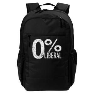 Antiliberal Democrat Zero Percent Liberal Trump Daily Commute Backpack