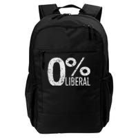 Antiliberal Democrat Zero Percent Liberal Trump Daily Commute Backpack