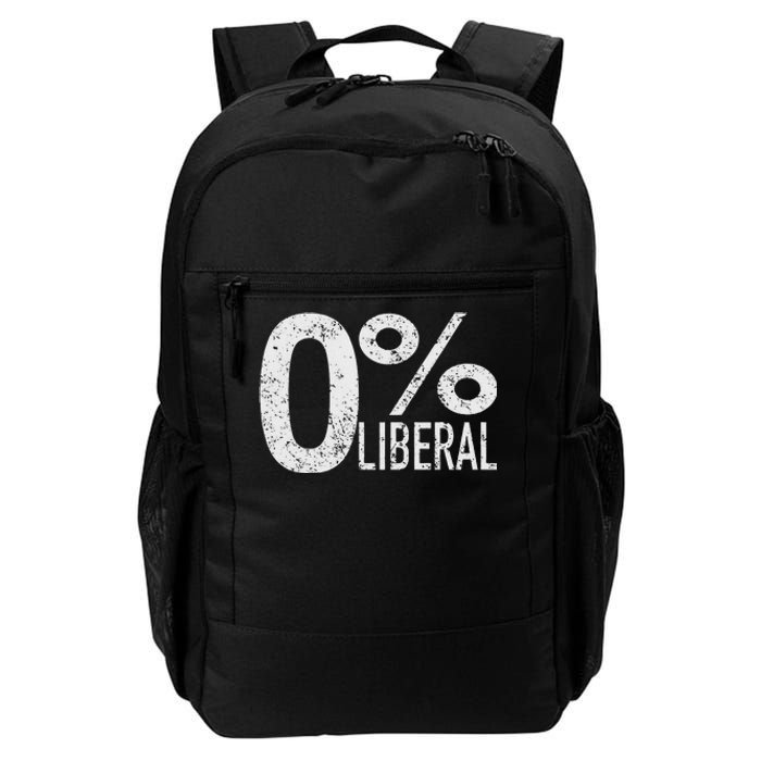 Antiliberal Democrat Zero Percent Liberal Trump Daily Commute Backpack