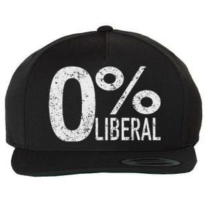 Antiliberal Democrat Zero Percent Liberal Trump Wool Snapback Cap