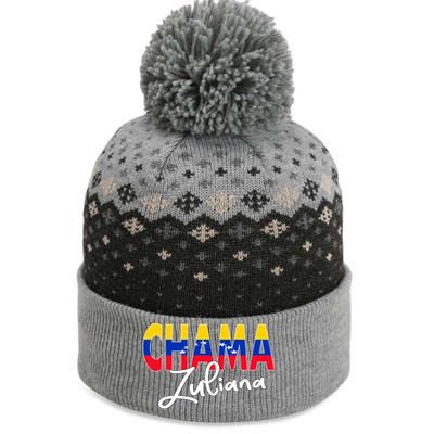 Artistic Design Zulia Chama Zuliana Flannel Venezuela Gift The Baniff Cuffed Pom Beanie