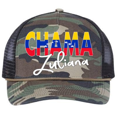 Artistic Design Zulia Chama Zuliana Flannel Venezuela Gift Retro Rope Trucker Hat Cap