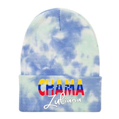 Artistic Design Zulia Chama Zuliana Flannel Venezuela Gift Tie Dye 12in Knit Beanie