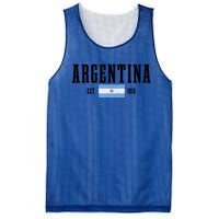 Argentina Est 1816 Argentinian Flag Pride Vintage Argentina Gift Mesh Reversible Basketball Jersey Tank