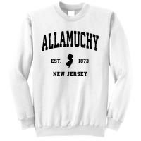 Allamuchy Est 1873 New Jersey Nj Vintage Athletic Sports Design Sweatshirt