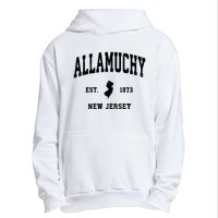 Allamuchy Est 1873 New Jersey Nj Vintage Athletic Sports Design Urban Pullover Hoodie