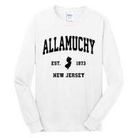 Allamuchy Est 1873 New Jersey Nj Vintage Athletic Sports Design Tall Long Sleeve T-Shirt