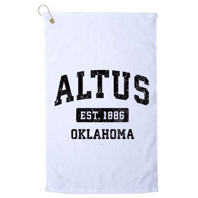 Altus Est 1886 Oklahoma Ok Vintage Sports Design Golf Towel