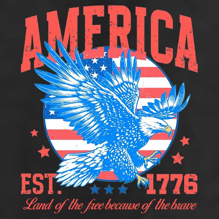 America Est 1776 Land Of The Free Because Of The Brave 11oz C Handle Ceramic Mug