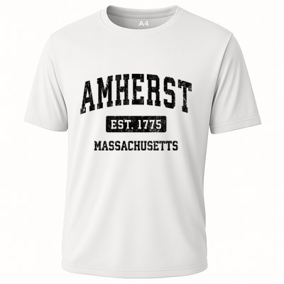 Amherst Est 1775 Massachusetts Ma Vintage Sports Established Design Performance Shirt