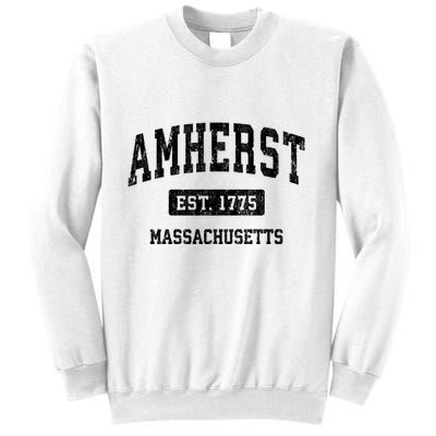 Amherst Est 1775 Massachusetts Ma Vintage Sports Established Design Sweatshirt
