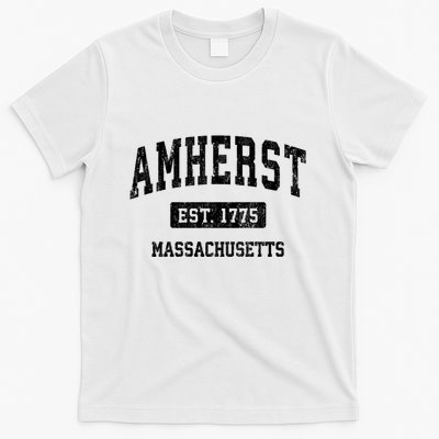 Amherst Est 1775 Massachusetts Ma Vintage Sports Established Design T-Shirt